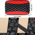 Bling Car Accessories Set Leather Diamond Steering Wheel Cover Bling Seat Belt Shoulder Pad Armrest Pad Crystal Car Decor Bling Car Cup Holders Tr...