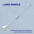Briout Bar Spoon Cocktail Mixing Stirrers for Drink, Stainless Steel 12 Inches Long Handle, Silver 2 Pieces...