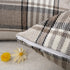 YOUR SMILE Set of 2 Retro Farmhouse Outdoor/Indoor Buffalo Tartan Chequer Stripe Plaid Cotton Linen Decorative Throw Pillow Case Cushion Cover Pil...