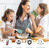 Silicone Kitchen Cooking Utensils Set Heat Resistant, 5 Pcs Silicone Spatula Set for Baking Cooking Mixing, Silicone Cooking Utensils Set for Nons...