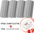 4-Pack Damp Clean Duster Sponge and 1- Pack Cellulose Dishwasher Sponge, Brush for Cleaning Blinds, Glass, Baseboards, Vents, Railings, Mirrors, W...