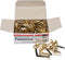 Charles Leonard Fasteners, Round Head, Brass Plated, 1 Inch Shank, 10 MM Head, 100-Pack (4R-BP)...