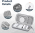 Case Compatible with Apple MagSafe Battery Pack, Hard Travel Case for MagSafe Magnetic Power Bank for iPhone 14/13/12, Extra Mesh Pocket Fits Powe...