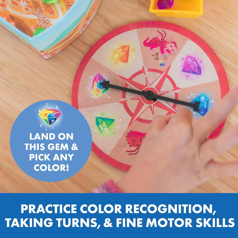 Educational Insights Ruby's Gem Quest Scissor Skills Game - Preschool Board Games, Sorting Toys for Toddlers, Gift for Ages 3+...