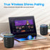 Portable Bluetooth Speaker, BT5.3 Wireless Speaker 20W Bass Diaphragms with Multi LED Light Dynamic Modes, IPX6 Waterproof 16H Playtime supports F...