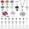 PH PandaHall Rosary Necklace Making Kit Rosary Prayer Making Supplies First Communion Necklace Set Pearl Beads Cross Beads Kit for Rosary Easter E...