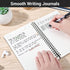 EUSOAR Students Ruled Spiral Notebook, A5 3 packs 5.5"X8.3" 120 Pages Lined Travel Writing Notebooks Journal, Memo Notepad Sketchbook, Students Of...