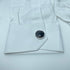 button covers for mens shirts button cover cufflinks cat eye button cover Diameter 1.75cm (silvery Black Diameter 1.75cm)...