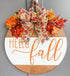 Large Fall Stencils 12” Fall Stencil Happy Thanksgiving Stencils Pumpkin Stencil for Painting on Wood Give Thanks Templates...