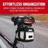 PRO BIKE TOOL Bike Saddle Bag - 11.8 x 3.5 inches - Efficient Cycling Storage Solution, Durable and Weatherproof, Easy Access, Sleek Compact Desig...