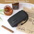 Travel Cigar Humidors Box Case with Built-in Humidifier Disc Spanish cedar paper- Airtight, Waterproof, Portable & Durable Humidor Cigar Box - Qua...