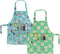 BeeGreen Kids Cooking Aprons w Adjustable Strap Kitchen Aprons w Front Pocket for Kids Toddler Painting Baking Artist...