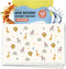 Kids Disposable Placemats Stick On - Set of 40 Disposable Placemats for Toddlers - Baby Eating Essentials for Travel - Jungle Animals - Restaurant...