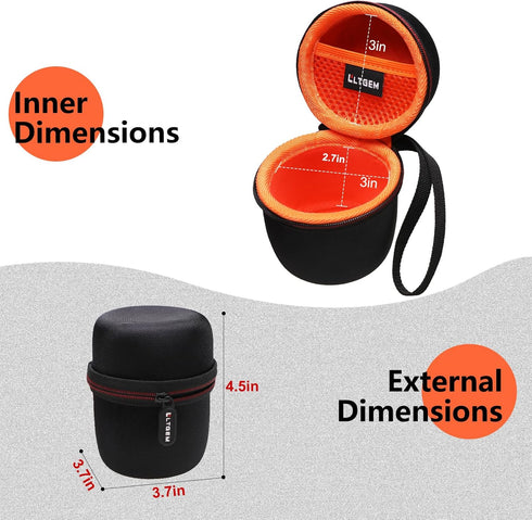 LTGEM Hard Case for Sony SRS-XB13/XB100/XB12/XB10 Extra BASS Wireless Bluetooth Portable Lightweight Compact Travel Speaker - Travel Protective Ca...