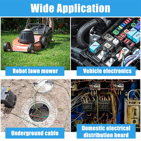 Wire Connector 13PCS Electrical IDC 314-Box Cable Connector with 10 PCS T Tap Wire Connector, Waterproof Gel Filled Lawnmower 3 Way Connectors and...