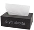 AuldHome Farmhouse Dryer Sheet Dispenser (Black); Countertop Enamelware Fabric Softener Sheet Holder for Laundry Room...
