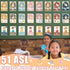 gisgfim 51Pcs ASL Alphabet Line Bulletin Board Set Sign Language Flash Cards ABC Number Learning American Sign Language Poster Wall Decor for Kid ...