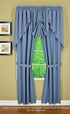 Today's Curtain, Orleans Scallop Curtain, Blue 72" Panel Pair and Tieback,4-Piece-Set, 60" W x 72" L, Blue...