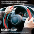 GSPSCN Universal Car Carbon Fiber Steering Wheel Cover Anti-Skid,Butterfly Steering Wheel Cover,Non-Slip Segmented Steering Wheel Protector,Fit fo...