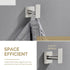 Angle Simple Bathroom Towel Hook, SUS304 Stainless Steel Single Shower Towel Hanger for Wall, Kitchen Cabinet Closet Coat Robe Holder Wall Mounted...