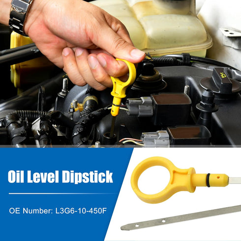 uxcell Engine Oil Level Indicator Dipstick for Mazda 3 2010-2013 for Mazda CX-7 2010-2012 for Mazda 5 2012-2013 for Mazda 6 2011-2013 No.L3G6-10-4...