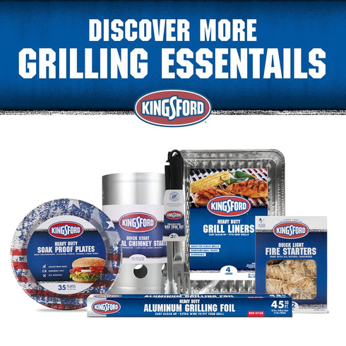 Kingsford Heavy Duty Soak Proof Paper Bowls, 16 oz - 40 Count Paper Bowls for Barbecues, Picnics & Holidays Microwave Safe Disposable Bowls | Amer...