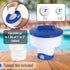 Pool Chlorine Floater, Collapsible, Chlorine Tablet Floater, Chlorine Floater 3 Inch Tablets, Floating Chlorine Dispenser for Pool, Pool Tablet Fl...