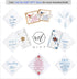 W&F GIFT Embroidered Wedding Handkerchief - Mom, Dad, New Mom, New Dad & Grandma...