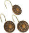 Carnation Home Fashions Regency Ceramic Resin Shower Curtain Hook, Bronze...