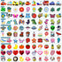 100 Pcs Different Style Pencil Topper Decoration,Cute PVC Different Pencil Charms Clip Designs for Boys and Girls,Cute School Supplies Classroom R...