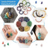 7 Chakra Natural Chip Stone,About 628 Pcs Irregular Gemstones Healing Crystal Loose Rocks Bead Hole Drilled DIY for Bracelet Jewelry Making Crafti...