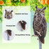 Owl to Keep Birds Away, 4Pack Bird Scarers Fake Owl Bird Reflective Devices to Keep Birds Away from Window Garden Farm...