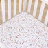 Disney Mickey Mouse - Red, Yellow, Black and White Mickey Confetti Nursery Fitted Mini Crib Sheet...