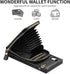 for iPhone XR Zipper Leather Wallet Case (6.1-Inch) - 3-in-1 Crossbody Bag with Card Holder - Shockproof PU Leather Case - 11-Card Capacity & Adju...