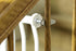 Dreambaby Y-Shaped Spindle Rod Banister Gate Adaptors - For Dreambaby Pressure Mounted Gates - 9.5mm Diameter Size & 4.5inch Length - Silver - 2 C...
