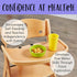 ECR4Kids My First Meal Pal Drinking Cups, Kids Plastic Tableware, Stackable and Dishwasher Safe, Stackable Tumblers for Baby, Toddler and Child Fe...