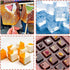 Square Silicone Mold, Cube Mousse Cake French Dessert Baking Molds, 2 Pack 15 Cavity Lollipop Silicone Molds for Soap, Candy Chocolate Cubes, Ice ...