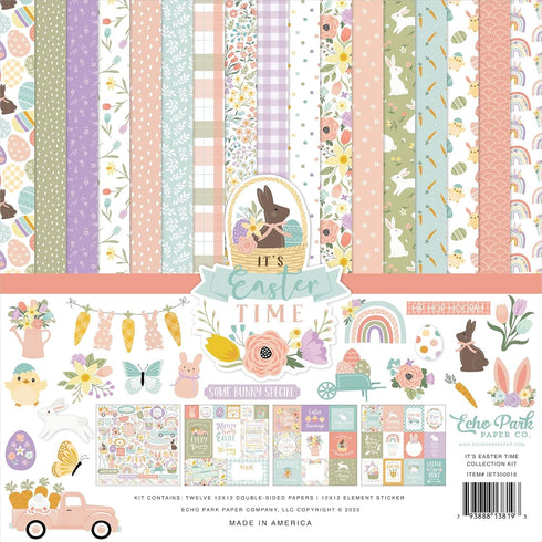 ECHO PARK PAPER COMPANY Echo Park Collection Kit 12"X12"-It's Easter Time, Multicolor...