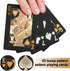Waterproof Playing Cards, Black Deck of Cards,Plastic Playing Cards, Deck of Waterproof Foil Cards, Cool Poker Cards Set for Card Games in Gift Bo...