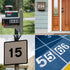 DXCYZ 8 Inch Large Number Stencils Kit 0-9 Address Number Stencil, 10PCS Reusable Plastic Painting Number Templates for Mailbox Signs, Door, Cars,...