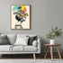 Posterizer 1 pcs-beaches and sunset-vintage woman collage-Abstract & Modern Art-Retro Art-Gift for Nature, Surfers and Beach Lovers- UNFRAMED Wall...