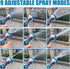 PinWheel Garden Hose Nozzles,Thumb Control Water Garden Hose Sprayer Nozzle, High Pressure Hose Nozzle, Outdoor Hose Nozzle Sprayer?9 Adjustable P...
