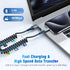 2 Pack 3FT USB C Charger Cable 60W Fast Charging, Coiled USB A to USB C Cable for Car Compatible with iPhone 15 Series, Samsung Galaxy S24 / S23 /...