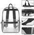 Trail maker Clear Backpack Heavy Duty with Padded Straps, Side Pockets for Kids, Boys, Girls, School, Stadium Approved Events...