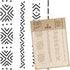 DIY Reusable Plastic STENCIL // A3 A4 A5 Mudcloth Elements #1 // Craft - Furniture - Scrapbooking - Decoupage (A4)...