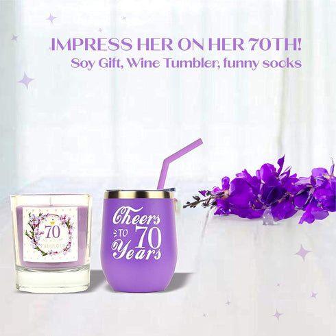 MEANT2TOBE 70th Birthday Gifts for Women, 70th Birthday, 70th Birthday Tumbler, 70th Birthday Tumbler for Women, Gifts for 70 Year Old Woman, Turn...