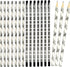 24PCS Music Pencils Musical Notes Pencil Piano Wooden Pencils Stripe HB Pencils with Musical Instruments Patterns for School Teachers Artists Supp...
