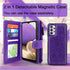 Harryshell Detachable Magnetic Zipper Wallet Leather Case with Cash Coin Pocket 12 Card Slots Holder Wrist Strap Lanyard for Samsung Galaxy A32 5G...