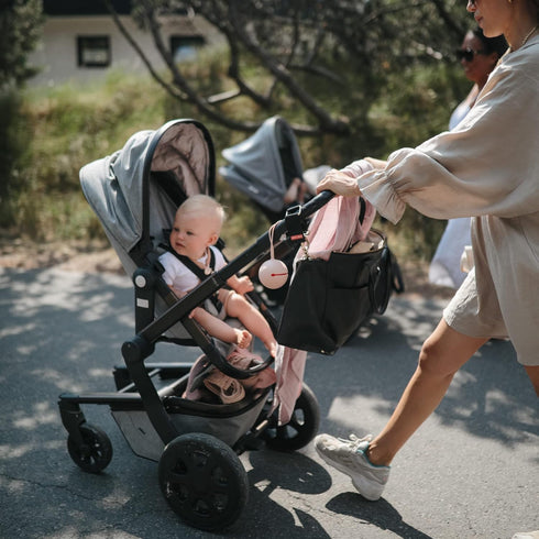 mushie Silicone Pacifier Holder Case (Blush)...