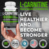 DR. MARTIN'S NUTRITION Extra Strength L-Carnitine - 200 Capsules - 1000mg Per Serving - Boost Your Metabolism and Increase Performance...